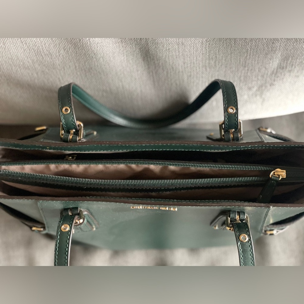 Michael Kors Voyager Emerald Green Tote Bag - Picture 2 of 4